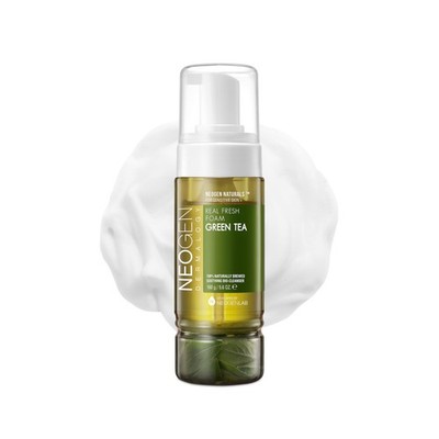 DERMALOGY by NEOGENLAB NEOGEN Real Fresh Foam Cleanser, Green Tea 5.6 Fl Oz