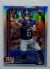 2025 Topps Chrome NFL Jaxson Dart Refractor (RC) #306 New York Giants