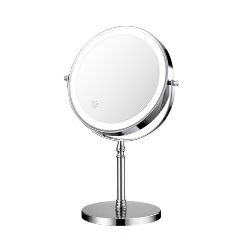 Espejo de Maquillaje de Escritorio Ajustable con Luz - Lupa, Plegable y Extensible 5x - Imagen 18 de 18