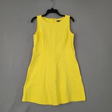 Ann Taylor Dress Women’s Yellow Petite 8P Rayon Nylon Spandex