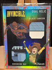 Keepsake Invincible Dual Relic Black Samson and Shrinking Rae Blood Splatter