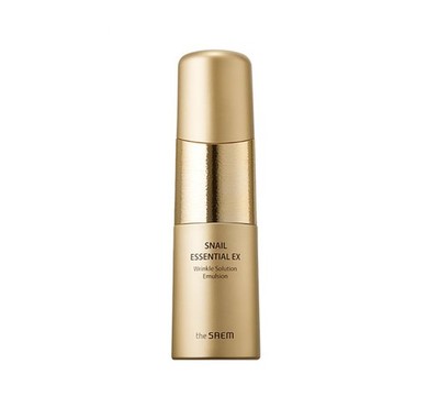 THE SAEM Snail Essential EX Wrinkle Solution Emulsion 150ml Elasticity K-Beauty