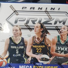Panini Prizm 2025 WNBA Mega Box 60 Basketball Trading Cards Exclusive