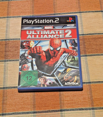 Marvel Ultimate Alliance 2 PS2 PlayStation 2 | PAL | Komplett | Spider-Man Hulk