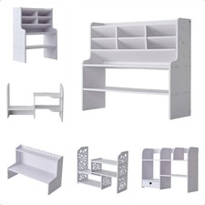 Desktop Stand Bookshelf Wood Storage Rack Bookcase Desk Organizer Display Shelf
