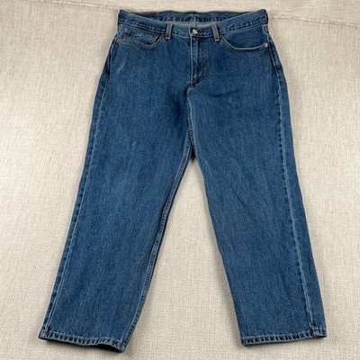 Levis 550 Relaxed Fit Jeans Mens 35'' x 28.5'' Blue Normcore Classic Grunge Skate