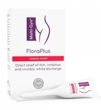 Multi-Gyn FloraPlus Gel Vaginal Yeast Relief Irritation Itch Moisturiser 5x5ml