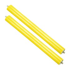 Polyurethan Beschichtet Förderband Rolle 4" Durchm. 24" Länge 2Stk Edelstahl