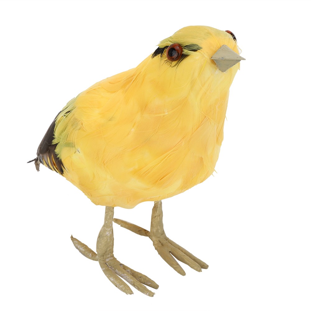 Garden Artificial Feathered Animal Ornament Simulation Oriole Bird Model Ar BAJ