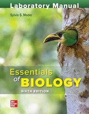 Lab Manual for Essentials of Biology - Spiral-bound, by Mader Sylvia S. - Good o
