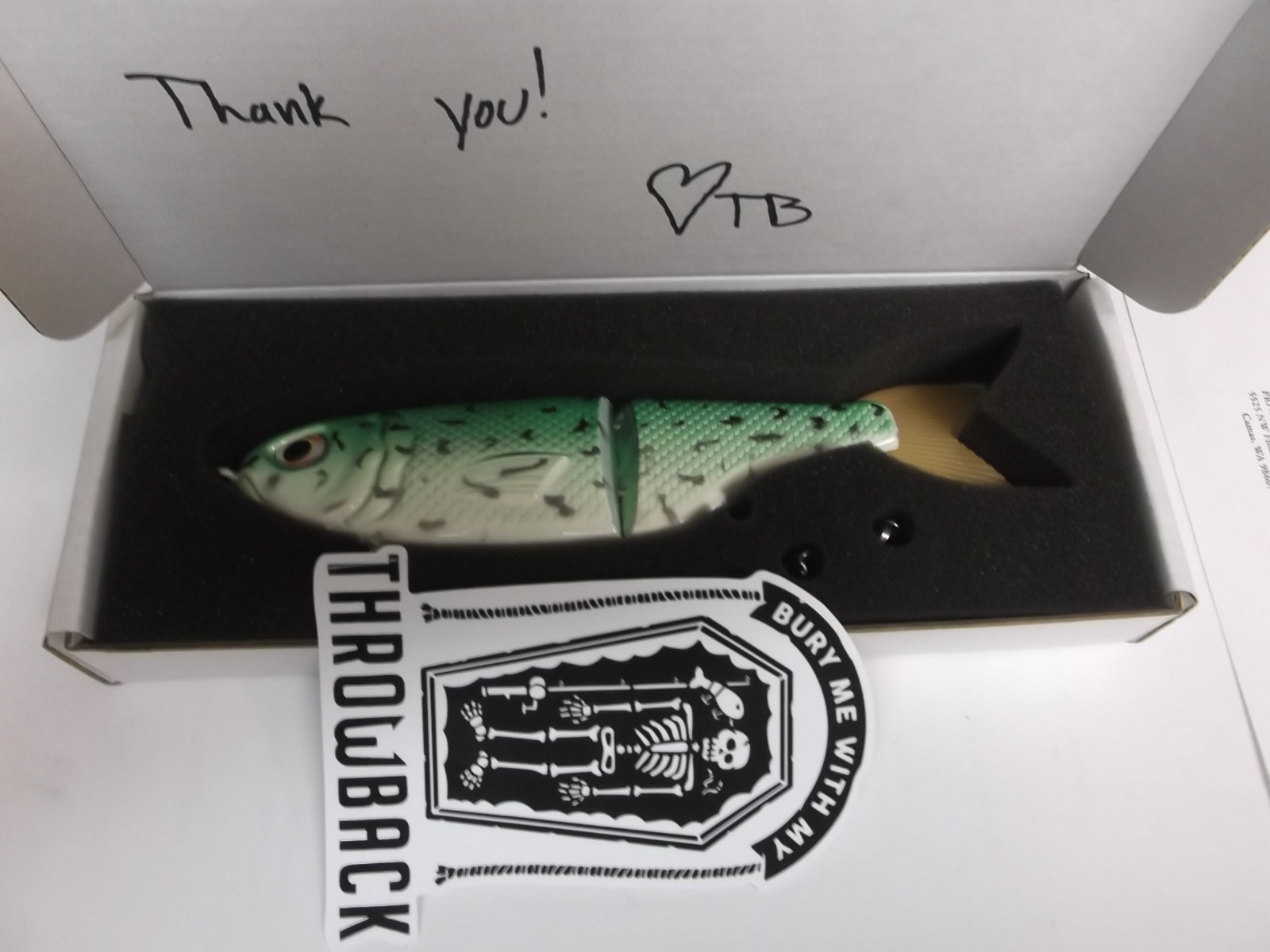 Throwback Baits Swimbait Co. Metro Glide Bait Southern Crappie Limited - Image 6