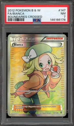 Pokemon Bianca Boundaries Crossed Full Art #147 PSA 7
