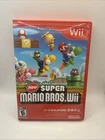 New ListingNintendo New Super Mario Bros. Wii Multiplayer Game Manual Platformer NTSC