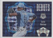 2021 Panini Mosaic Debuts Reactive Blue Mosaic Prizm 5/99 Luis Patino #PD11 0q3