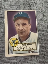 1952 Topps Semi High Number #283 Phil Masi Chicago White Sox 