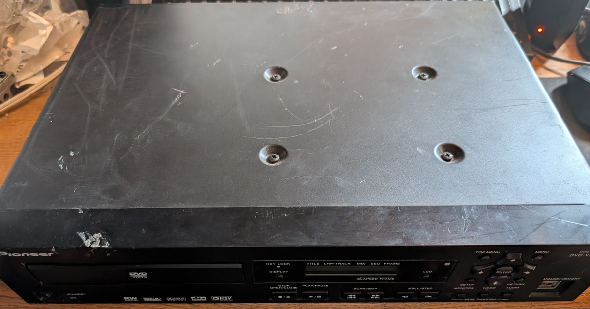 Pioneer DVD-V8000 Reference Level Professional DVD Player AS IS