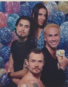 K-Mart photo of RED HOT CHILI PEPPERS - Got from Blackie (Kiedis' dad)