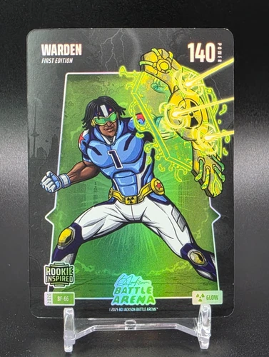 Bo Jackson Battle Arena Power 140 Warden Cam Ward #BF-66 Glow Foil