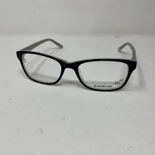 BEBE EYEWEAR BB5075 001 JET BLACK 52-17-135 FLEX HINGE EYEGLASSES KI41