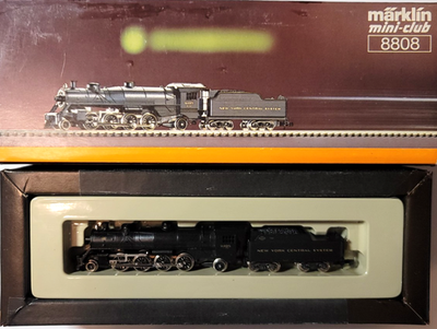 Z Marklin 8808 New York Central 2-8-2 Mikado Loco 3pole #9405w