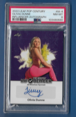 2022 Leaf Pop Century Olivia LIVVY Dunne AUTO/1127, Gymnast