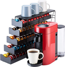 Nespresso Vertuo Pod Storage 100 Large Pods Capacity 5 Tier Huge Capsule Organ