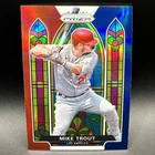 2021 Panini Prizm Mike Trout Stained Glass Red White Blue #SG-1 SSP