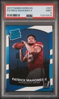 2017 PANINI DONRUSS RATED ROOKIE PATRICK MAHOMES II PSA 9