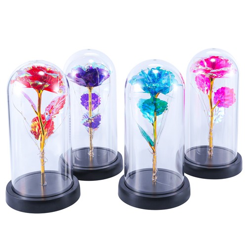 Rose LED Light Glass Gift for Wife Women Her Mother Mom Girlfriend Birthday Gift - Picture 10 of 46
