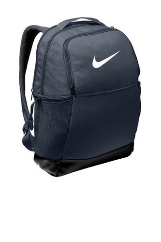 Nike Brasilia Medium Backpack, Navy, Padded, Water Resistant, Up to 15" Laptop - Picture 4 of 4