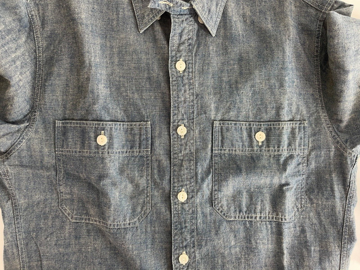 J.Crew NWT Selvedge Japanese chambray utility shirt Blue J.Crew NWT Selvedge Japanese chambray utility shirt Blue