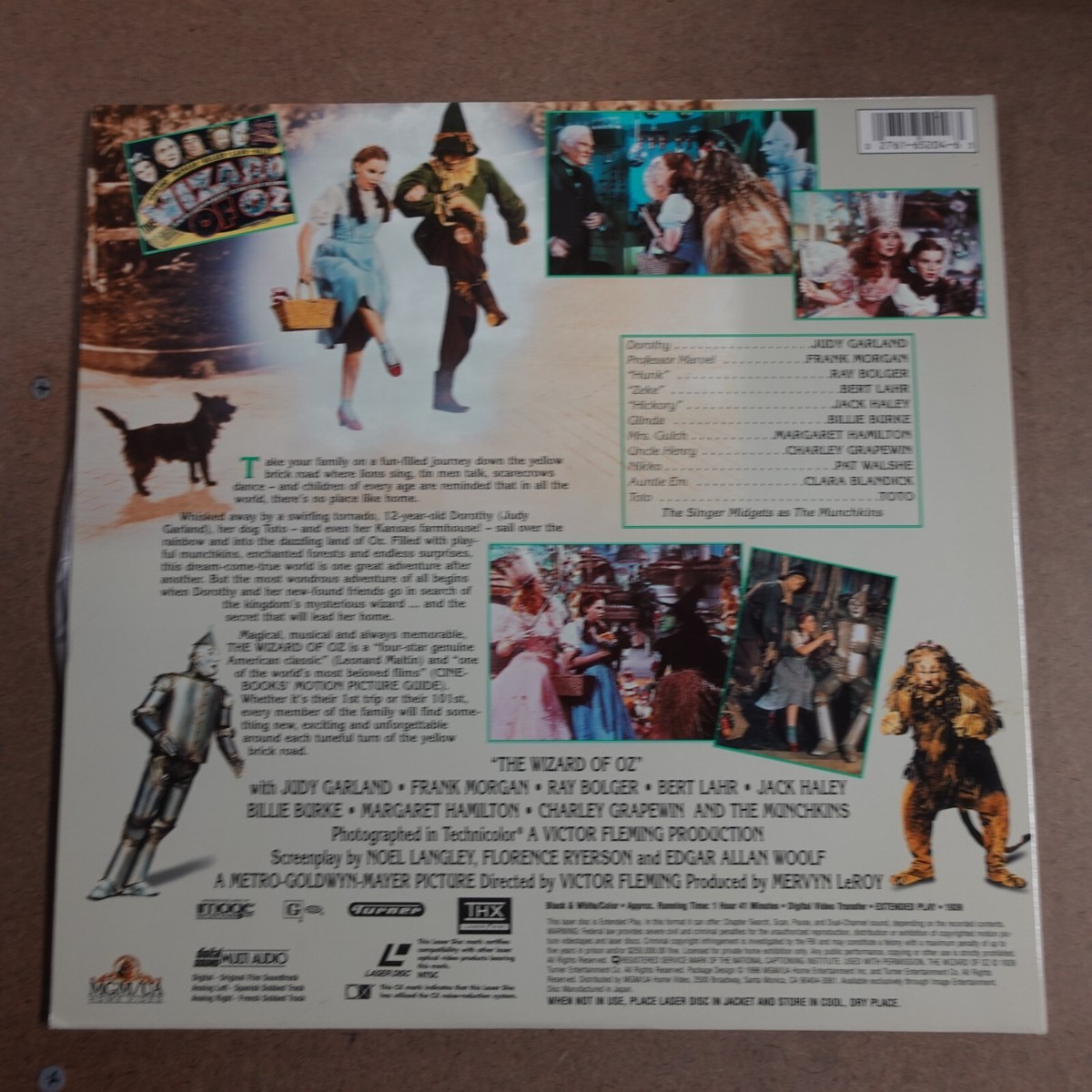 The Wizard Of Oz Laserdisc Ld Movie | eBay