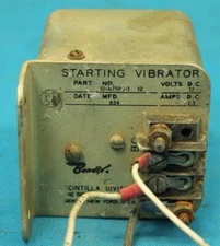 Used Bendix Aircraft Starter Vibrator, p/n 10-87998-1 (25097)
