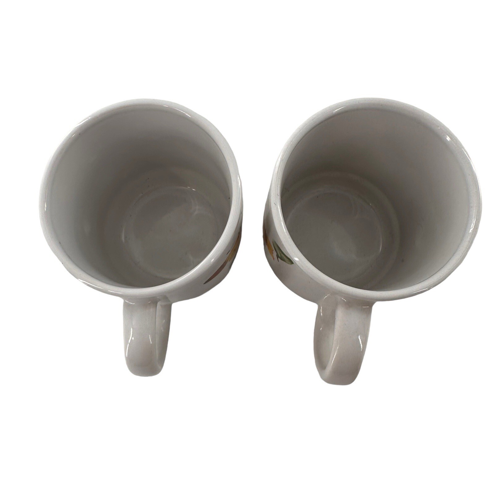 2x Old East Main Co Smooth 12 oz Coffee Tea Mug Cup Butterfly Wildflower Gift b