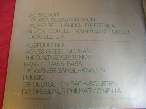 3LP VARIOUS AGNES GIEBEL THEO ALMAYER Festliche Musik zur Weihnachtszeit NM - Picture 2 of 6