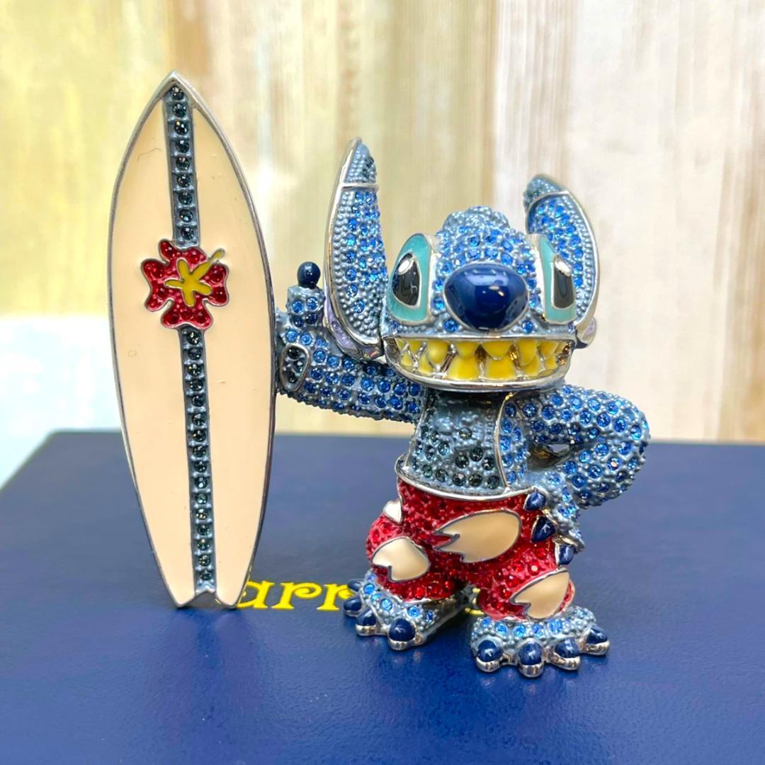 Swarovski Figurine Disney Arribas Brothers Jeweled Lilo＆Stitch