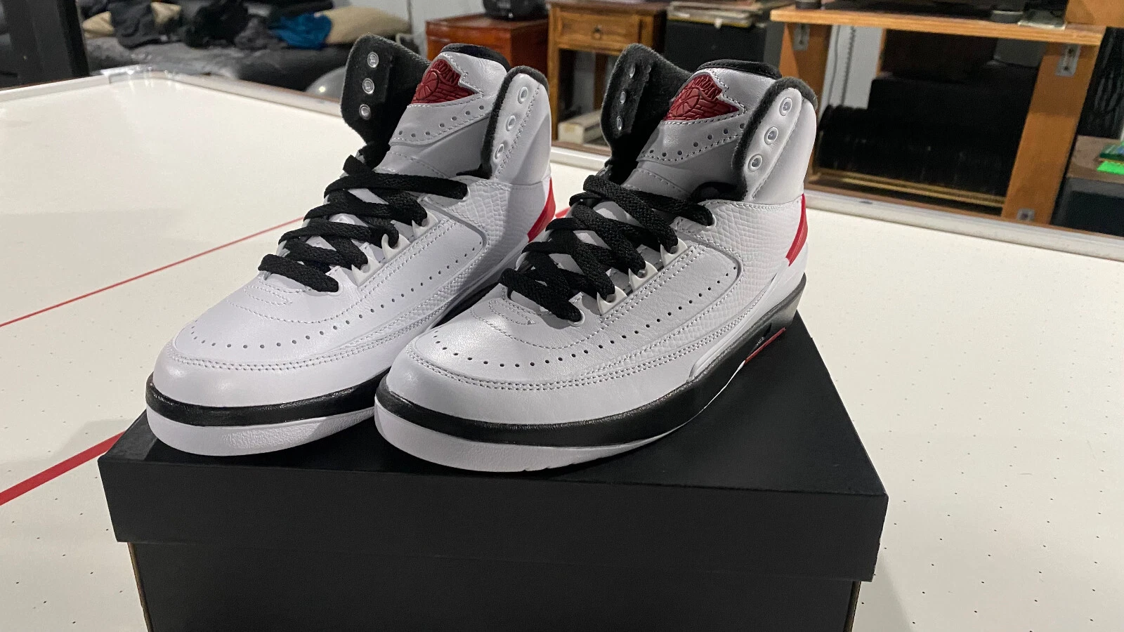 Nuovissima Air Jordan 2 retrò OG ""Chicago"" 2022 GS taglia 5 pre rilascio DX2591106