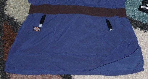 Dickies Black Label Soft Mock Wrap Scrub Top W/ Ribbon Tie & Pockets Size M - Picture 27 of 39