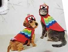 Hyde and Eek Boutique Pet Parrot Set Dog Cat Costume Outfit