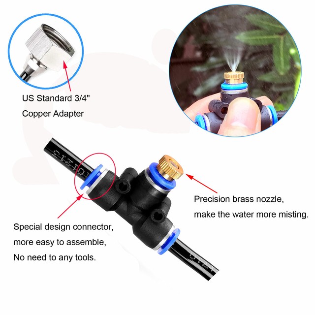 Orbit 10106H Unique Misting Nozzle, 1/2 gph, Brass eBay
