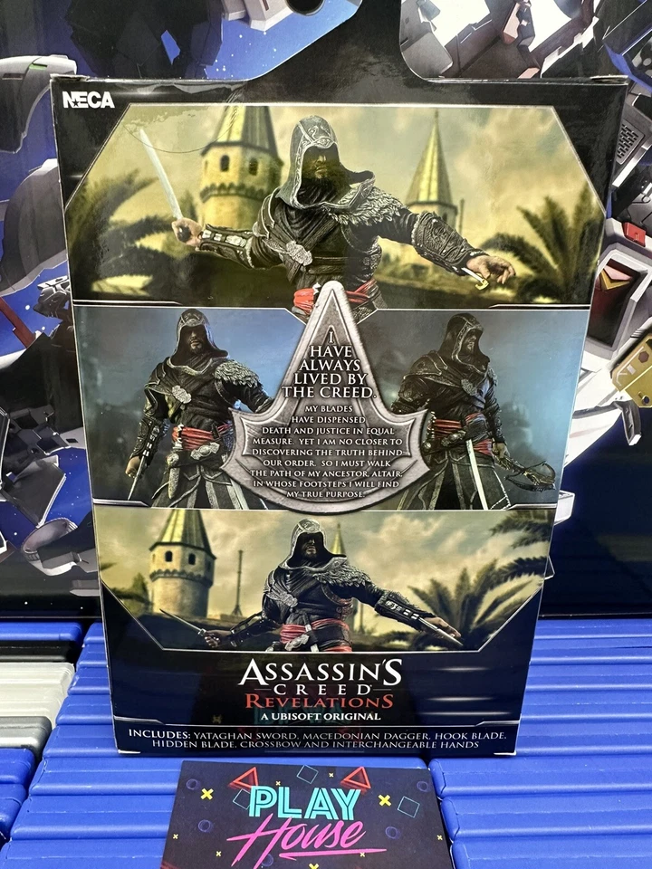 ASSASSIN’S CREED REVELATIONS EZIO AUDITORE NECA ACTION FIGURE NUOVA SIGILLATA - Imagen 4 de 4