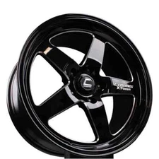 Cosmis Racing XT-005R Wheel Black W/ Milled Spokes 18x9 +30mm 5x120