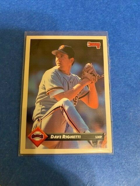 1993 Donruss #552 Dave Righetti San Francisco Giants