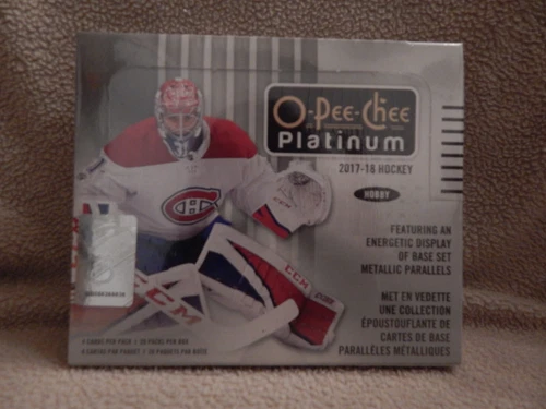 2017-18 Upper Deck O-Pee-Chee Platinum NHL Hockey Hobby Box-Factory Sealed