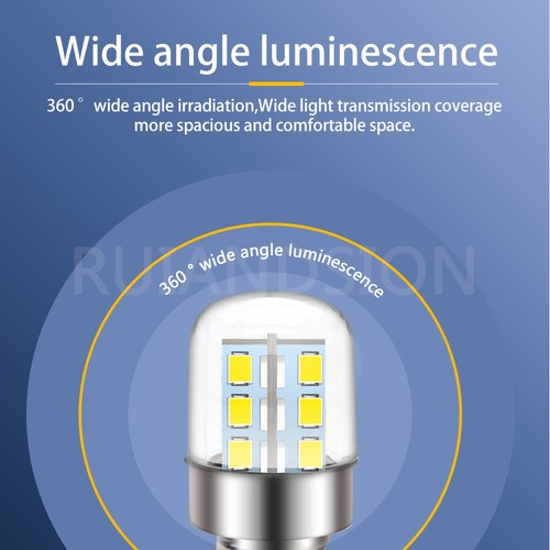 E12 Screw LED Chandelier Light Bulb Table Lamp 12V 220V 720lm Support Wholesale - Picture 5 of 9