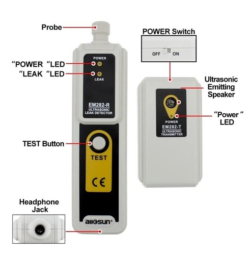 Ultrasonic Transmitter Leak Detector Pipeline Mechanical Leakage Tester US SHIP! - Picture 9 of 13