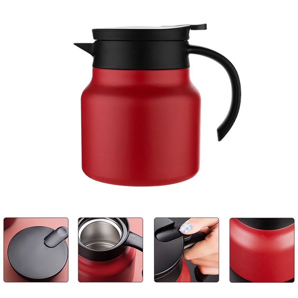 Heavy Duty Thermal Coffee Stainless Steel Pot Office eBay