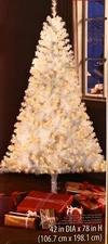 6.5' Pre-Lit Madison Pine Artificial Christmas Tree - Available in Many Colors