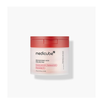 MEDICUBE Red Succinic Acid Peeling Pad / Sebum Control Pore Care Sensitive skin