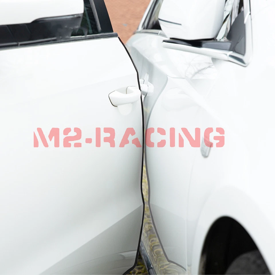 180-дюймовая сверхпрочная черная защитная молдинговая полоска для края двери 15 футов EG01 - Изображение 3 из 4